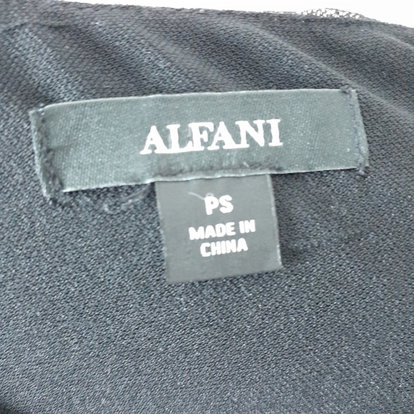 Alfani Blouse PS Pink Floral Sheer Sleeves 600 - Picture 5 of 7